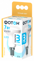 Лампа светодиодная ФОТОН LED R50 7W E14  3000K. Купить светодиодные (LED) лампы оптом по выгодной цене