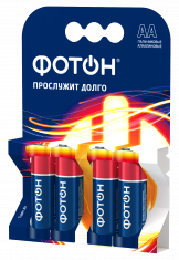 Элемент питания ФОТОН LR6 ОP4. Купить батарейки АА оптом