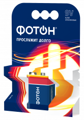 Элемент питания ФОТОН 6LR61 ОP1. Купить батарейки Фотон и Рекорд мелким и крупным оптом