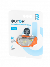 Фонарь налобный светодиодный "ФОТОН" SH-400 (1хLR6 в комплекте). Купить налобные светодиодные фонари оптом