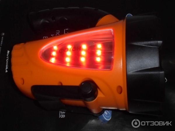 Светодиодный фонарь-прожектор «ФОТОН» РВ-9500, красная подсветка