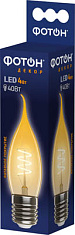 Лампа светодиодная ФОТОН LED FL BXS35-S 4W E27 2200К, серия ДЕКОР. Купить светодиодные (LED) лампы оптом по выгодной цене