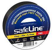 Изолента Safeline 19/25 черный. Изолента ПВХ оптом от производителя по выгодной цене