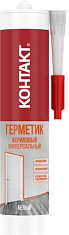 Герметик акриловый "КОНТАКТ" универсальный морозостойкий, белый, 280мл. Герметики Контакт — купить силикон оптом напрямую от производителя.