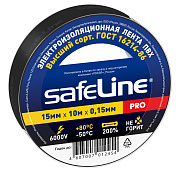 Изолента Safeline 15/10 черный. Изолента ПВХ оптом от производителя по выгодной цене