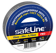 Изолента Safeline 15/20 серо-стальной. Изолента ПВХ оптом от производителя по выгодной цене