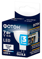 Лампа светодиодная ФОТОН LED MR16 7W GU5.3 4000K. Купить светодиодные (LED) лампы оптом по выгодной цене