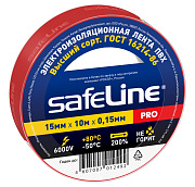Изолента Safeline 15/10 красный. Изолента ПВХ оптом от производителя по выгодной цене