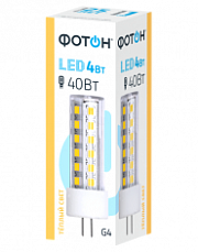 Лампа светодиодная ФОТОН LED JCD 4W G4 3000K. Купить светодиодные (LED) лампы оптом по выгодной цене