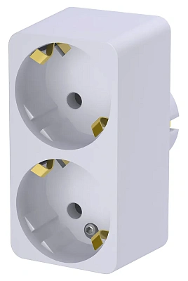 Разветвитель электрический (двойник) "ФОТОН" АМ 16-2Е, 16А, с заземлением, слайд 3