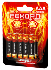 Элемент питания РЕКОРД LR03 BP10. Купить батарейки ААА оптом