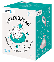 Светильник-ночник аккумуляторный настольный "ФОТОН", "КОСМИЧЕСКИЙ КОТ", TGX-7089. Купить светодиодные ночники для детей оптом