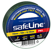 Изолента Safeline 15/10 зеленый. Изолента ПВХ оптом от производителя по выгодной цене