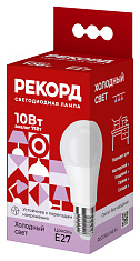 Лампа светодиодная РЕКОРД LED А60-U 10W Е27 6500К. Купить светодиодные (LED) лампы оптом по выгодной цене
