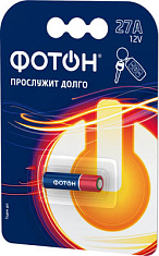 Элемент питания ФОТОН 27A BP1. Купить батарейки Фотон и Рекорд мелким и крупным оптом