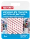 Полоски самоклеящиеся "КОНТАКТ" двусторонние, белые, до 1 кг ( 9 шт.). Купить самоклеящиеся крючки оптом., thumb 1