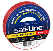 Изолента Safeline 15/20 красный. Изолента ПВХ оптом от производителя по выгодной цене