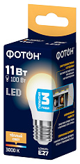 Лампа светодиодная ФОТОН LED P45 11W E27 3000K. Купить светодиодные (LED) лампы оптом по выгодной цене
