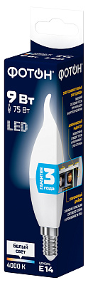 Лампа светодиодная ФОТОН LED BXS35 9W E14 4000K. Купить светодиодные (LED) лампы оптом по выгодной цене, слайд 1