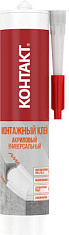 Монтажный клей акриловый "КОНТАКТ" универсальный, белый, 280мл. Монтажные клеи Контакт купить оптом напрямую от производителя.