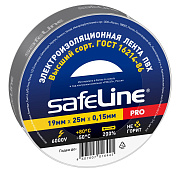 Изолента Safeline 19/25 серо-стальной. Изолента ПВХ оптом от производителя по выгодной цене