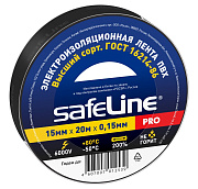 Изолента Safeline 15/20 черный. Изолента ПВХ оптом от производителя по выгодной цене
