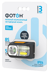 Фонарь налобный аккумуляторный светодиодный "ФОТОН" SA-850S (3W + 1W). Купить налобные светодиодные фонари оптом