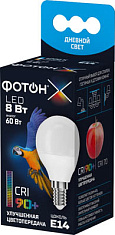 Лампа светодиодная ФОТОН LED P45-C 8W E14 4000K, серия Х. Купить светодиодные (LED) лампы оптом по выгодной цене