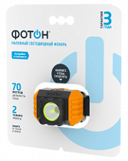 Фонарь налобный светодиодный "ФОТОН" RSH-700 (3W, 3xLR03 в комплекте). Купить налобные светодиодные фонари оптом