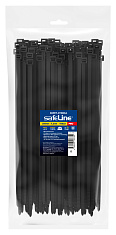 Хомут-стяжка кабельная нейлоновая Safeline 7.6x200-В-100, черная (100 шт.)
