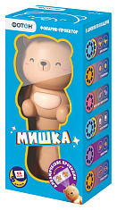 Фонарик-проектор «ФОТОН», «Мишка», FLS-22. Купить светодиодные фонарики для детей оптом