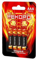 Элемент питания РЕКОРД LR03 BP4. Купить батарейки ААА оптом