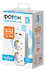 Разветвитель сетевой "ФОТОН" AM 16-2E-USB/A1C1-QC, 16А, с заземл., быстрая зарядка, белый. Купить сетевые разветвители оптом, thumb 1