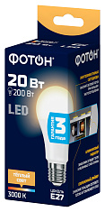 Лампа светодиодная ФОТОН LED A60 20W E27 3000K. Купить светодиодные (LED) лампы оптом по выгодной цене