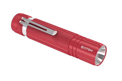 Фонарь светодиодный "ФОТОН" MS-200 (0,5W, 1хLR6 в комплекте), красный, слайд 2
